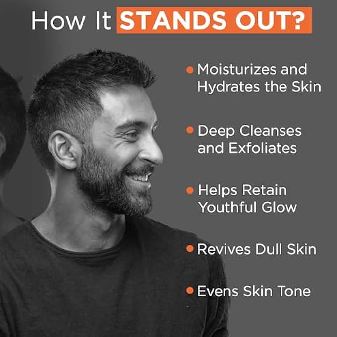 BEARDHOOD مقشر وجه لإزالة السمرة 100 جرام، مدعم بمورينغا، جزيئات الجوز وزيت اللوز | إزالة السمرة | تقشير وتنظيف عميق | لجميع أنواع البشرة | خالي من SLS والبارابين - Image 3